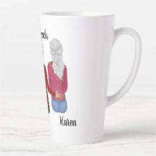 Taza De Café Latte Tres Buenos Amigos
