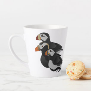 Taza De Café Latte Tres Personalizados De Bañera Adorablemente Amigab