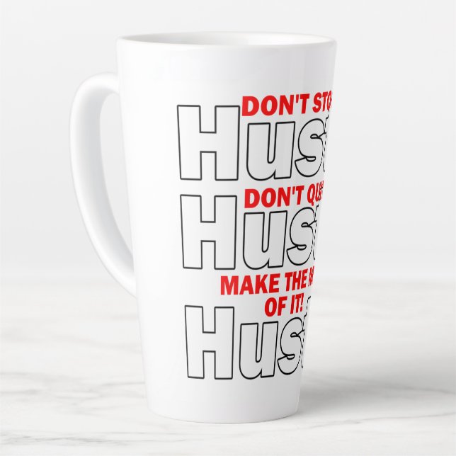 Taza De Café Latte Triple tiempo (Ángulo izquierdo)