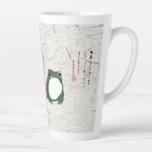 Taza De Café Latte Triste Sapo Rana Japonés Siglo XIX
