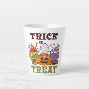 Taza De Café Latte Truco O Trato De Café Delight