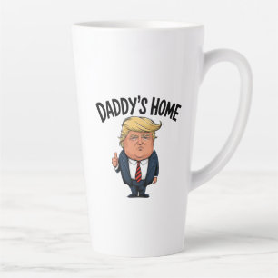 Taza De Café Latte Trump 2024 devuelve a Estados Unidos a casa de pap