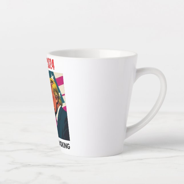 TAZA DE CAFÉ LATTE TRUMP 2024 ME VEO MEJOR (Derecha)