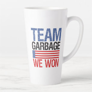 Taza De Café Latte Trump - Equipo basura que ganamos