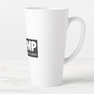 TAZA DE CAFÉ LATTE TRUMP- NO SOY POLÍTICO, SOY UNA MARCA