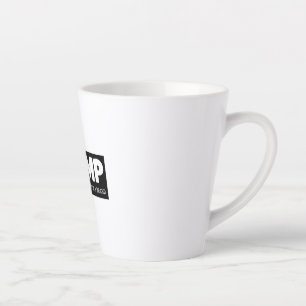 TAZA DE CAFÉ LATTE TRUMP- NO SOY POLÍTICO, SOY UNA MARCA