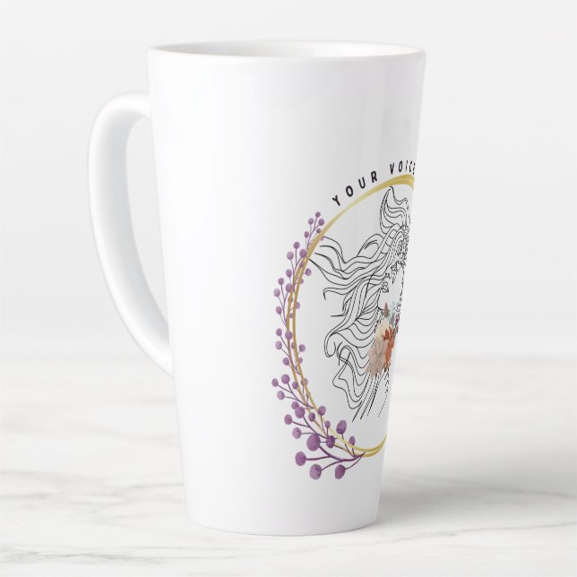 Taza De Café Latte Tu voz importa (Ángulo izquierdo)