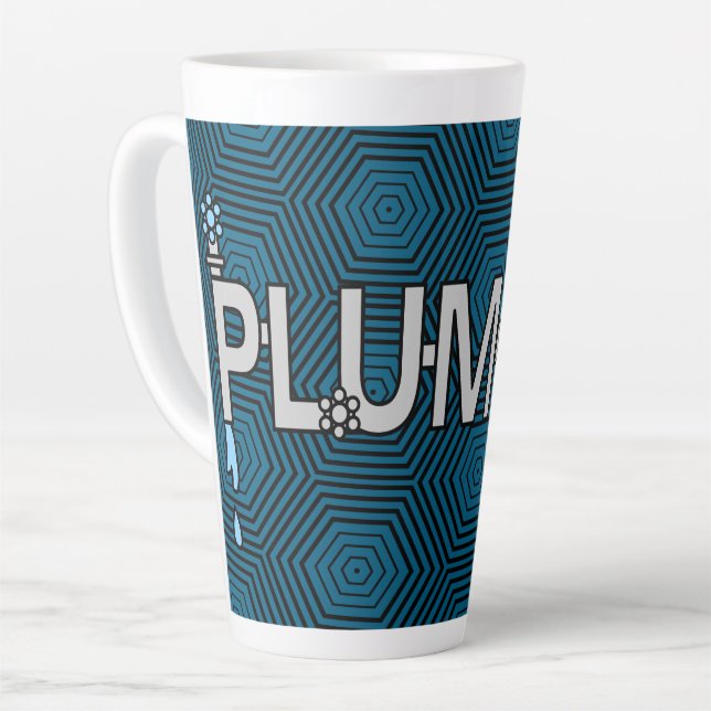 Taza De Café Latte Tuberías de plomo (Ángulo izquierdo)