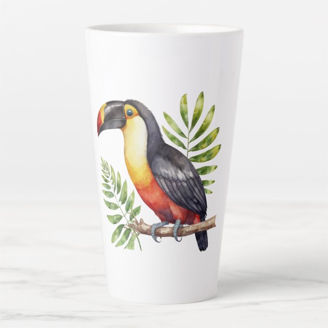 Taza De Café Latte Tucán (Anverso)