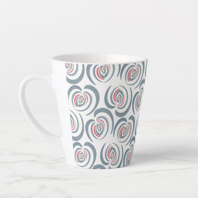 Taza De Café Latte Tulip azul (Izquierda)