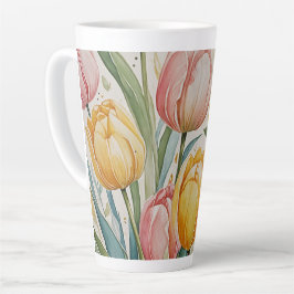 Taza De Café Latte Tulip Reverie