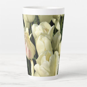 Taza De Café Latte Tulipanes blancos, Oregón