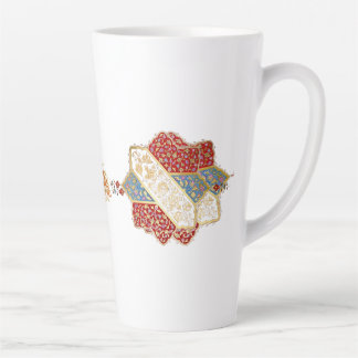 Taza De Café Latte Turkish design elegant Eid Mubarak
