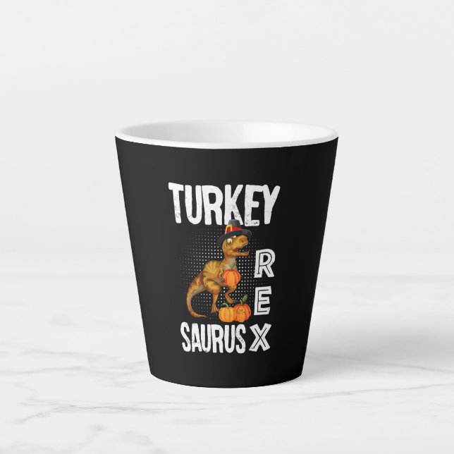 Taza De Café Latte Turquía Rex Saurus (Anverso)