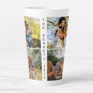 Taza De Café Latte TUS fotos y personalizado de texto latte mug