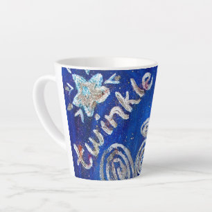 Taza De Café Latte Twinkle Guardian Angel Personalizado Latte Mugs