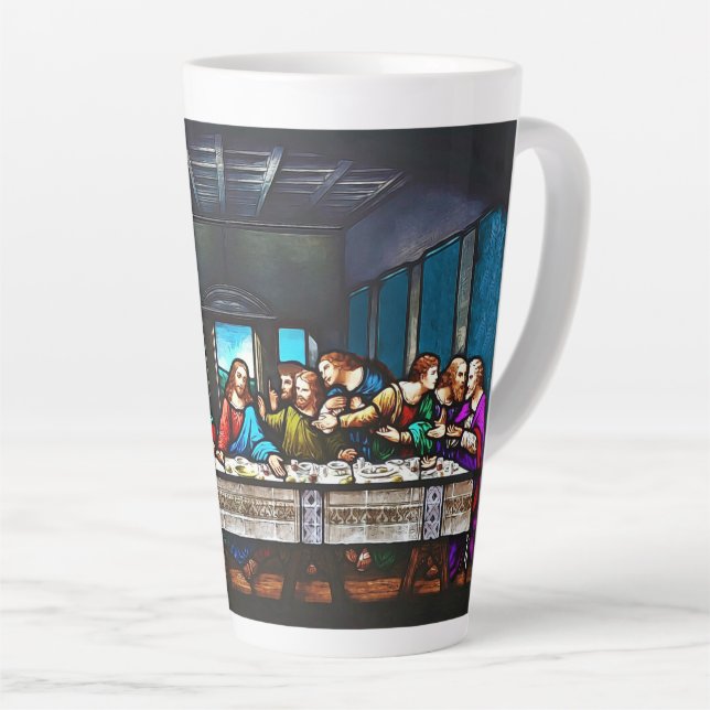 Taza De Café Latte Última cena Latte Mug (Ángulo derecho)
