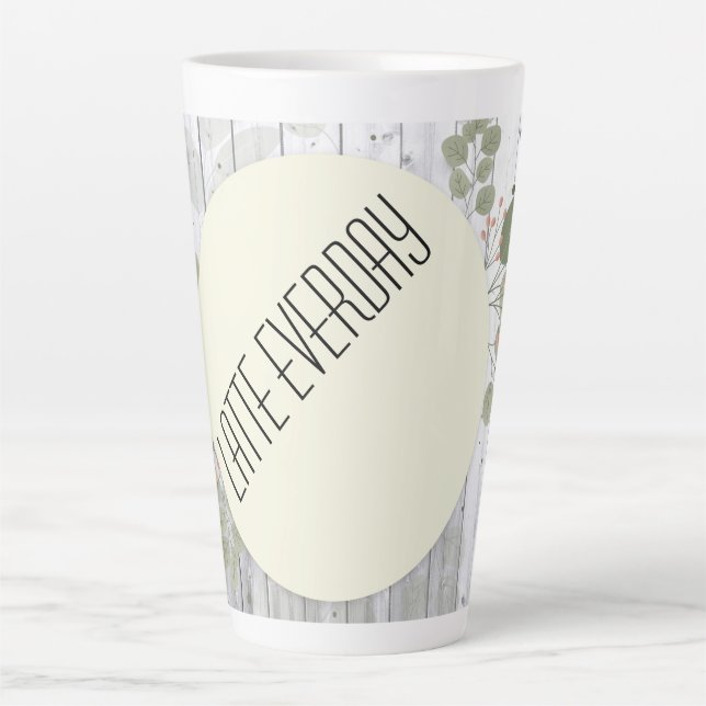 Taza De Café Latte Última mugre diaria (Anverso)