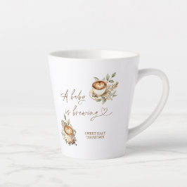 Taza De Café Latte Un bebé está preparando café | Café personalizado