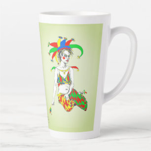Taza De Café Latte Un bufón