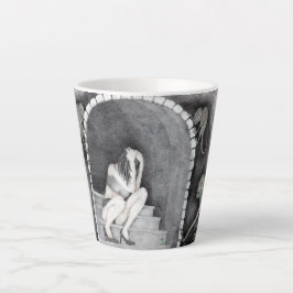 Taza De Café Latte "Un día con sus demonios"