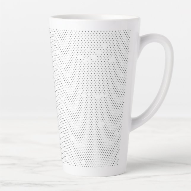 Taza De Café Latte Un diseño moderno con una combinación elegante de  (Derecha)