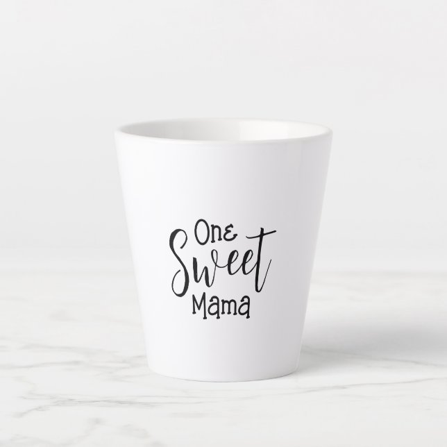 Taza De Café Latte Un dulce Mama Latte Mug (Anverso)