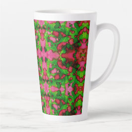 Taza De Café Latte Un estudio en rosa y verde