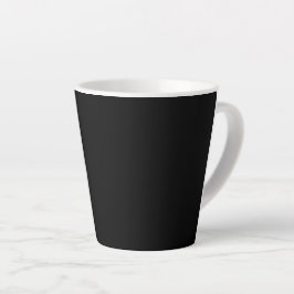 Taza De Café Latte Un fondo texturizado negro oscuro sin costuras