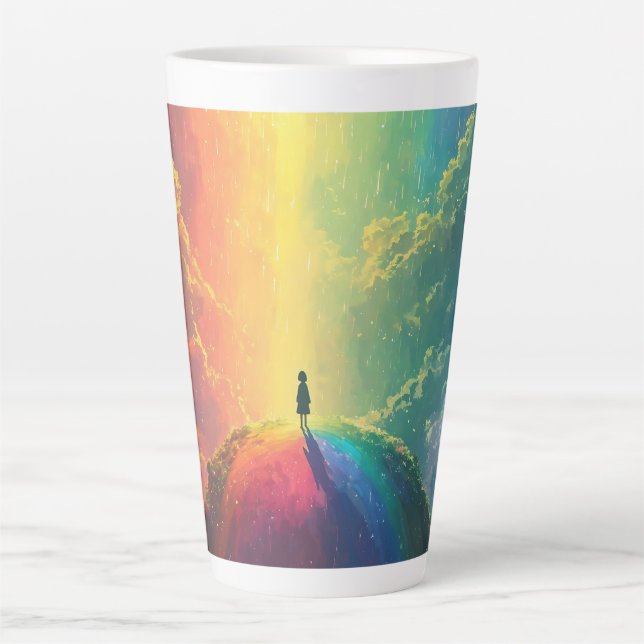 Taza De Café Latte Un hermoso sueño (Anverso)