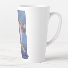 Taza De Café Latte "Un momento" Latte Mug