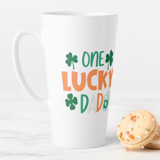 Taza De Café Latte Un papá afortunado (In situ)