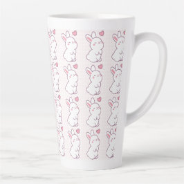 Taza De Café Latte Un pequeño conejo hecho de sentimientos