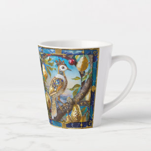 Taza De Café Latte Un perdiz en un árbol de peras