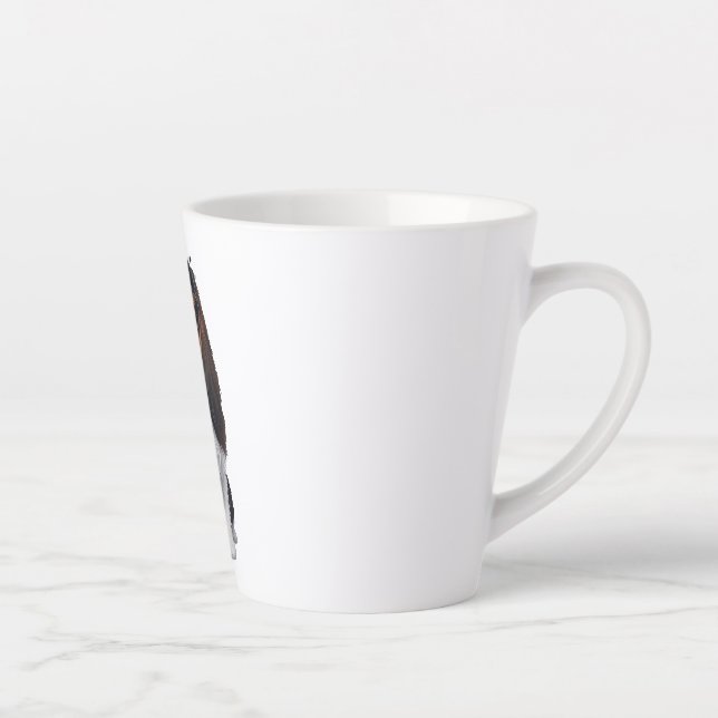 Taza De Café Latte Un perro lindo Rey Charles Spaniel (Derecha)