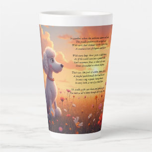 Taza De Café Latte Un poema blanco y un poema