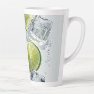Taza De Café Latte Un refrescante día de mediados de verano 001