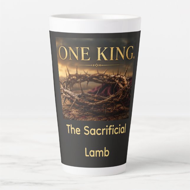 Taza De Café Latte Un Rey (Anverso)