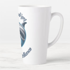 Taza De Café Latte Un salto de alegría: celebrando la inteligencia de