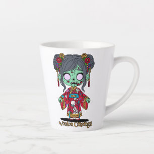 Taza De Café Latte Un zombi chino