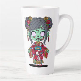 Taza De Café Latte Un zombi chino