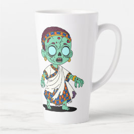 Taza De Café Latte Un zombi congolés