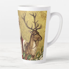 Taza De Café Latte Una feliz época navideña