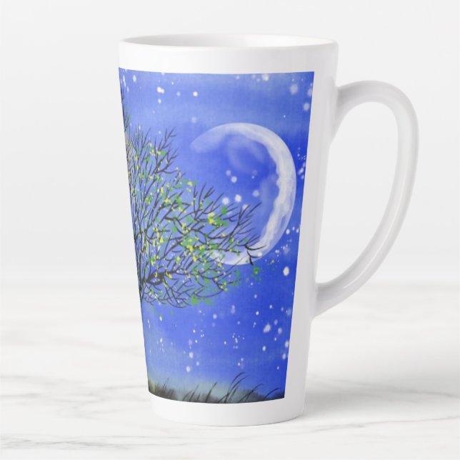 Taza De Café Latte Una latte mug (Derecha)
