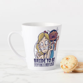 Taza De Café Latte Una Novia Graciosa Para Que Todo Esté Bajo Control
