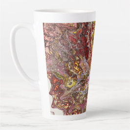 Taza De Café Latte ¡Una taza colorida para tu café favorito!