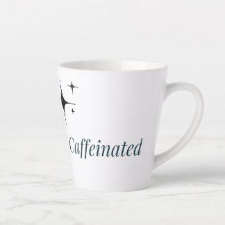 Taza De Café Latte Unbothered and Caffeinated Mug