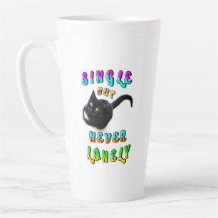 Taza De Café Latte Único pero nunca solitario