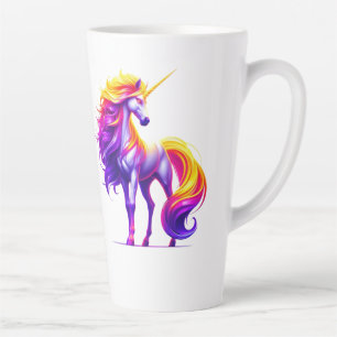 Taza De Café Latte Unicornio encantado