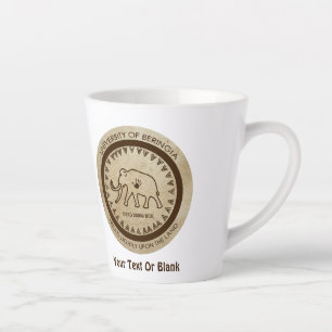 Taza De Café Latte Universidad de Beringia Mammoth